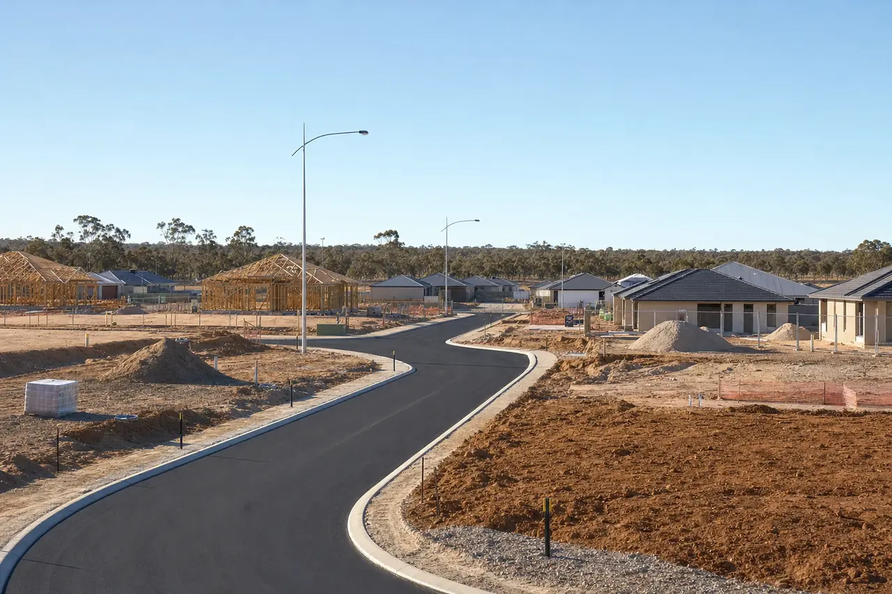 Active Perth civil construction site being priced for a detailed estimate